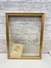 Creative Circle 12×16 Solid Wood Gold Color Picture Frame