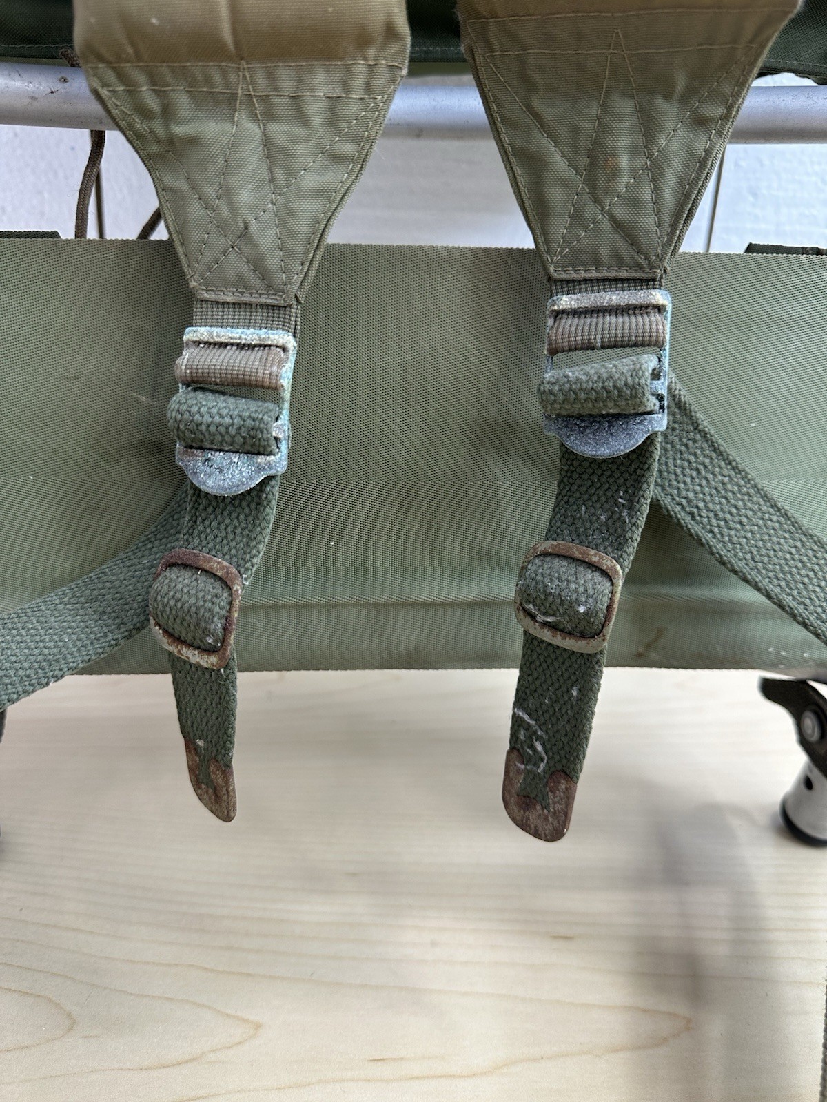 Vintage KELTY PACK Hiking Backpack 27” External Frame Green Read 5