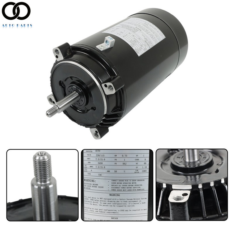 1HP UST1102 Pool Pump Motor&Seal Kit For Hayward Max Flow 3450 RPM gallery