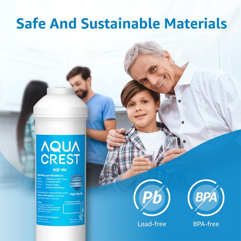 NL 5 Years Inline Water Filter for Ice Maker with 1/4-Inch Direct Connect Fittin gallery