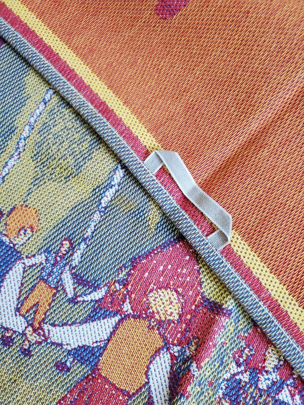 Swedish Ekelund MidSommar dancing around maypole towel / wall hanging md Sweden gallery