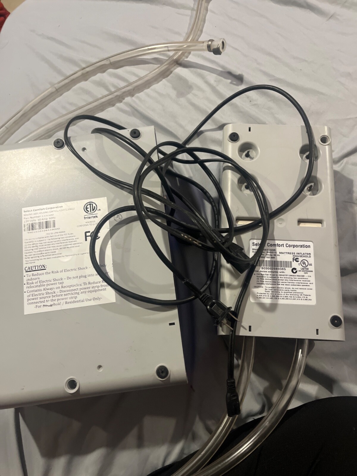 sleep number assembly housing amd inflator with hoses gallery