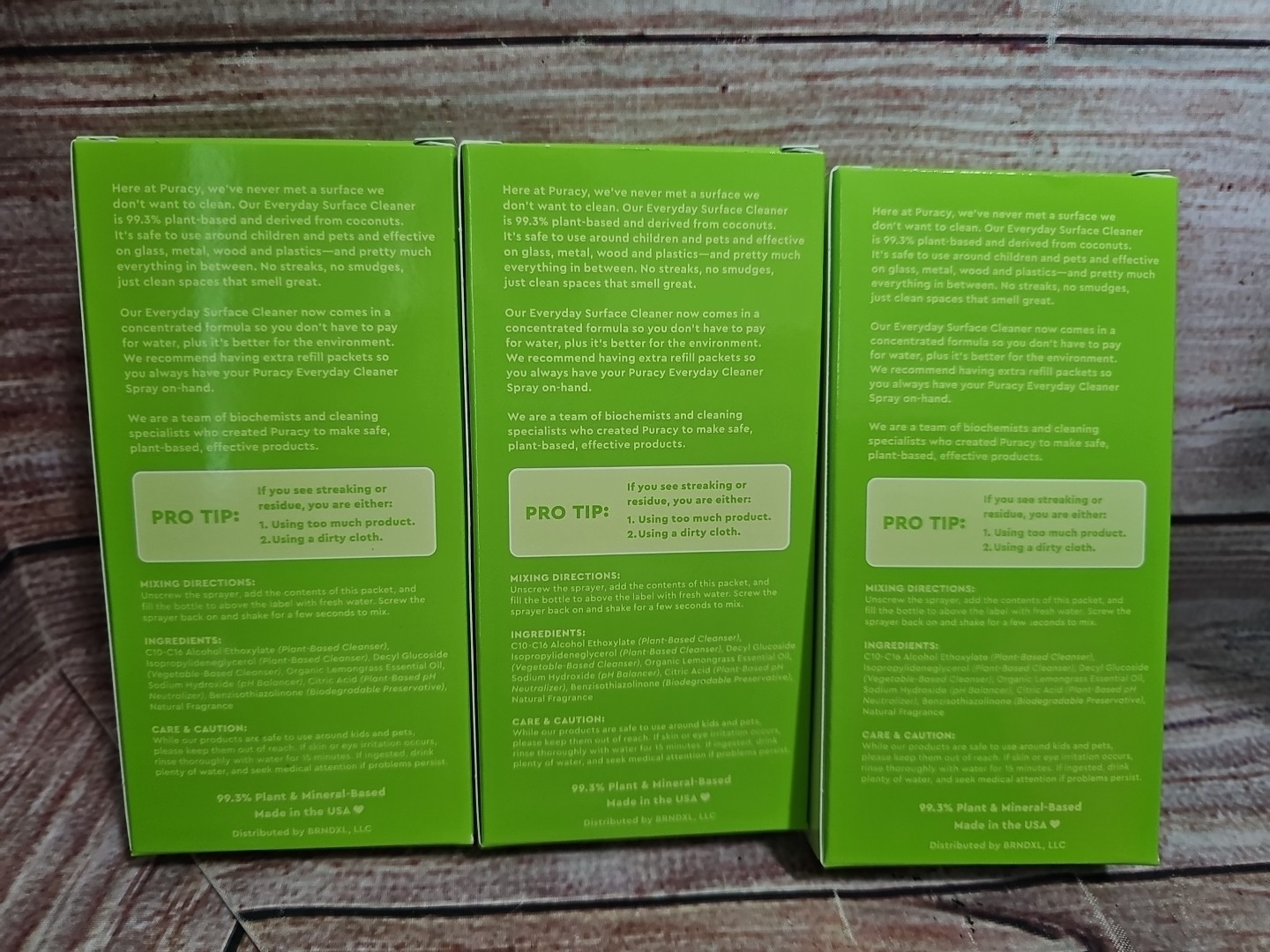 6x Puracy Plant Based Surface Cleaner Concentrated Refill Packets gallery
