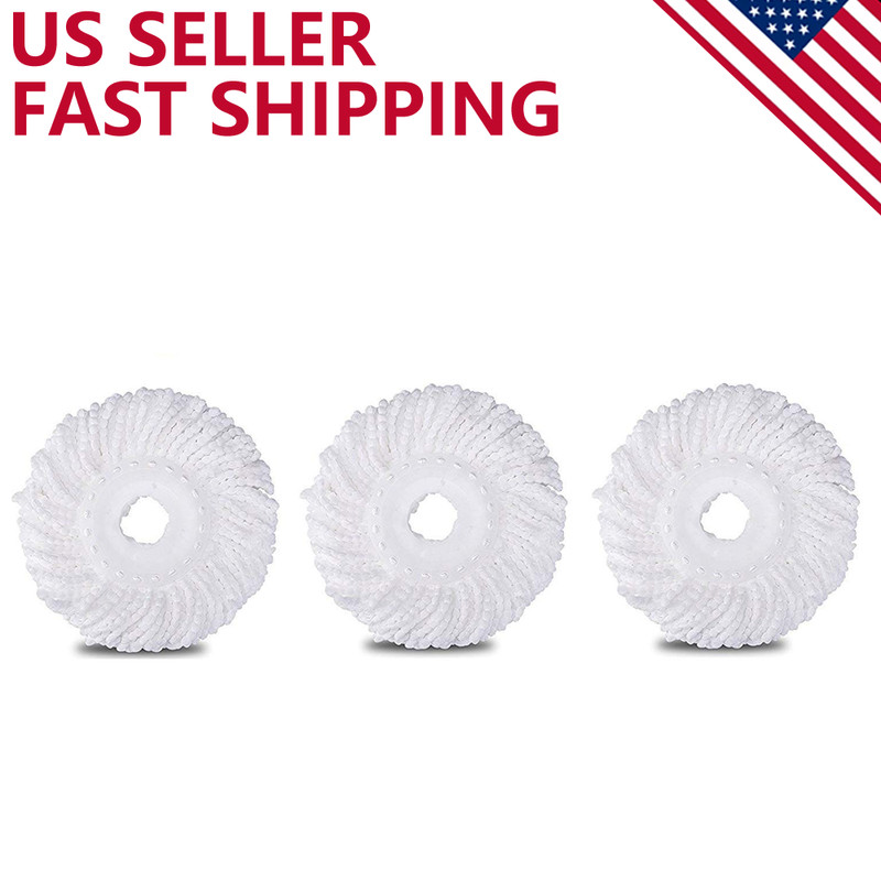 3x Replacement Microfiber Mop Head Easy Clean Wring Refill For O-Cedar Spin Mop gallery