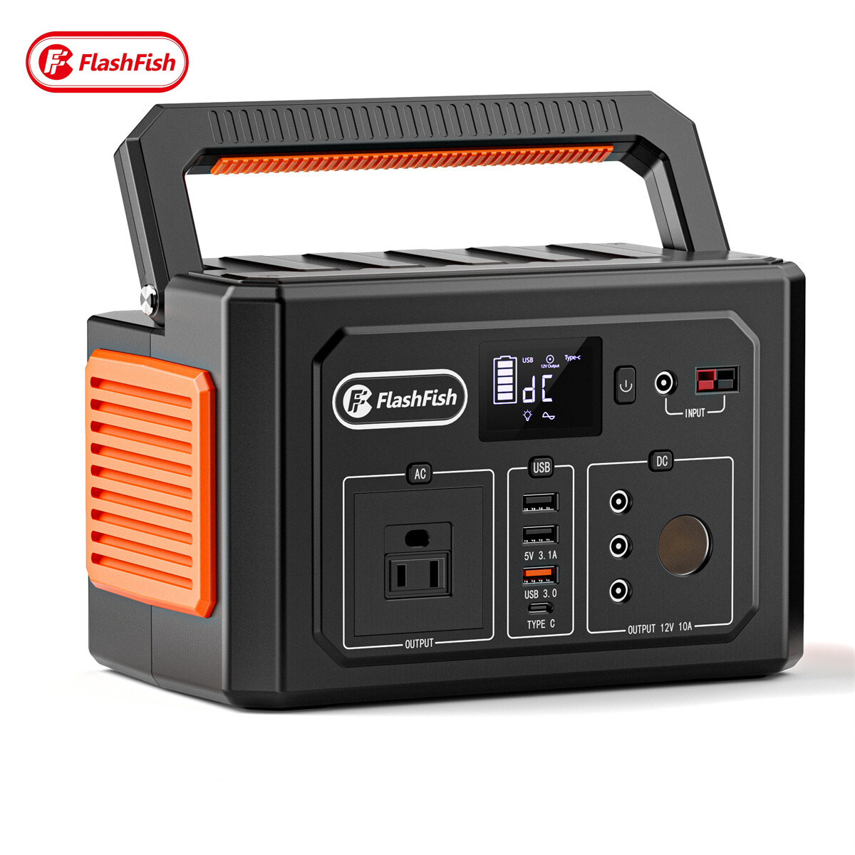 Flashfish 400W 400Wh Portable Power Station Solar Generator For Outdoor Camping gallery