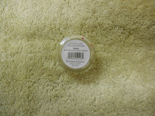 Biedermann & Sons Approximately 2 x 1 inch Glass Tealight Holders For Tealights gallery
