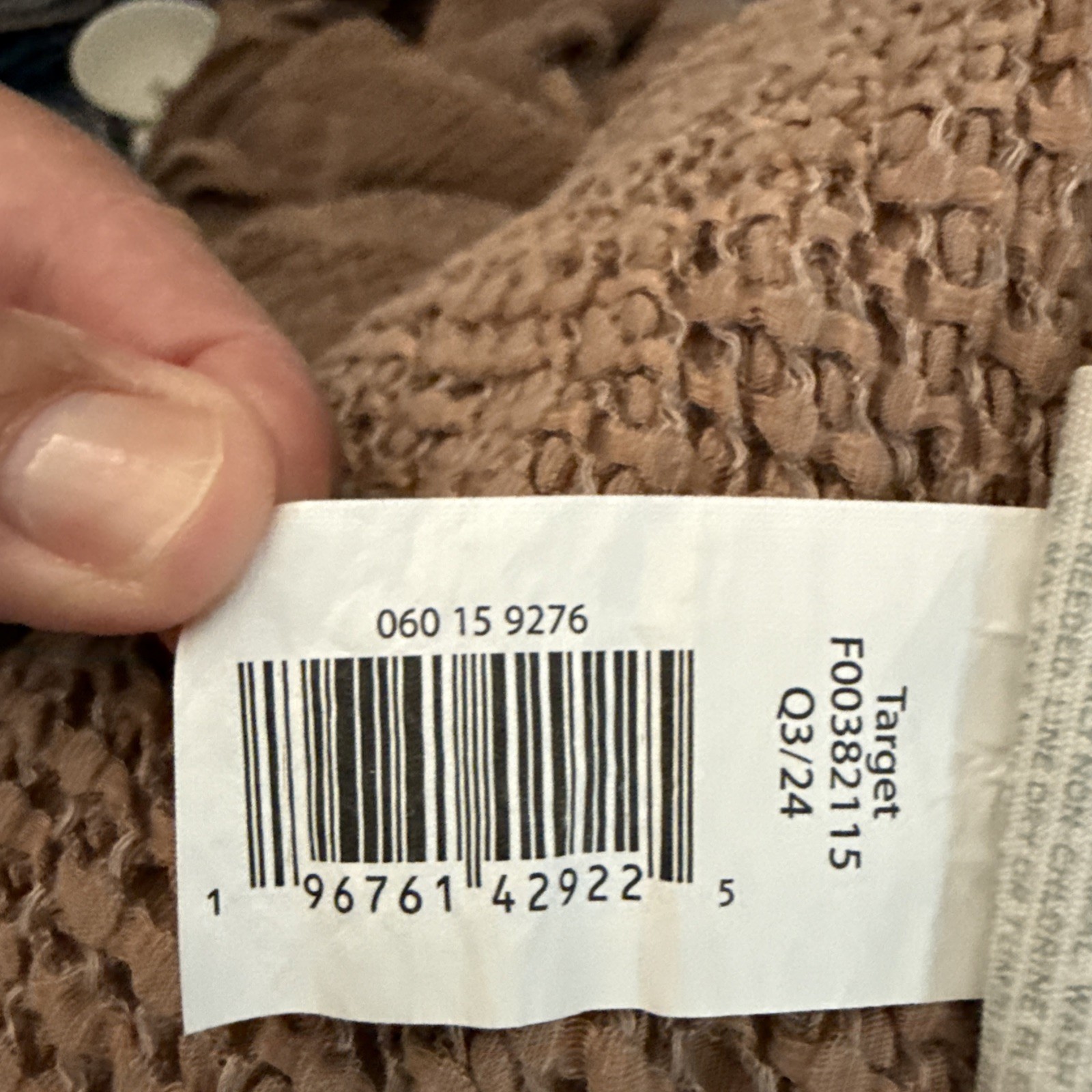 Casaluna Textured Waffle Coverlet Brown Full / Queen Bedding Target 060-15-9276 gallery