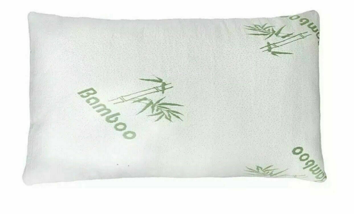 Cool Bamboo Pillow Adjustable Shredded Memory Foam Hypoallergenic Queen , King gallery