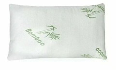 Cool Bamboo Pillow Adjustable Shredded Memory Foam Hypoallergenic Queen , King