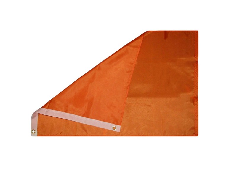 (2 pack lot) 2x3 Orange Solid Plain Blank Color Flag 2'x3' Banner Grommets 100D gallery