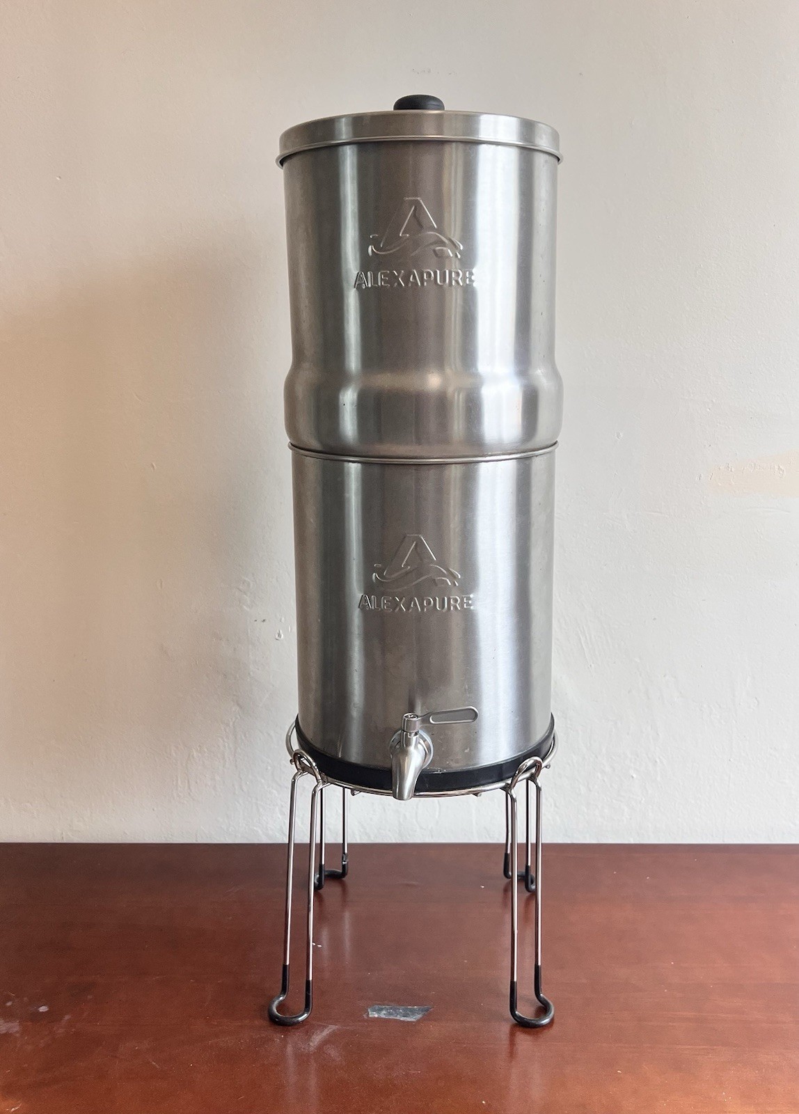 Alexapure Pro Countertop Gravity Water Filtration System W/ Fresh Filters & Base gallery