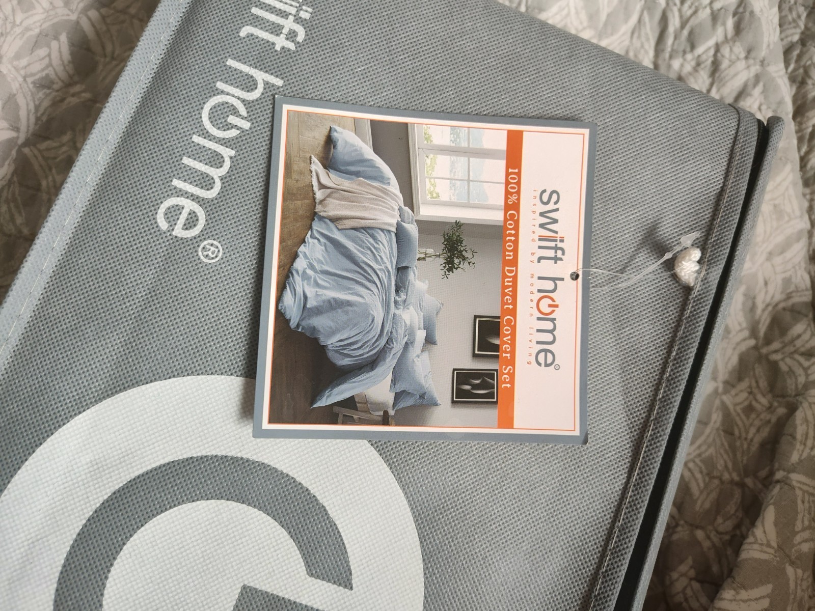 Swift Home Twin Extra Long Duvet , Lite Denim Blue gallery