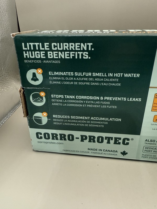 Corro-Protec Powered Anode for Water Heater Eliminates Smell Bradford White NEW gallery