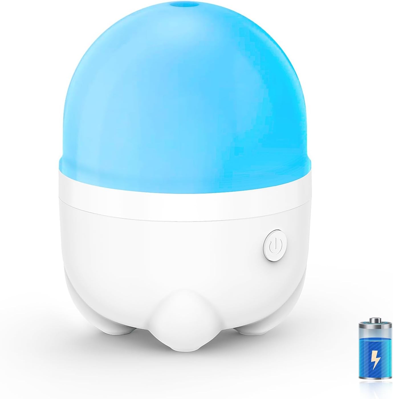 150ML Cordless Essential Oil Diffuser, Rechargeable Battery Powered White gallery