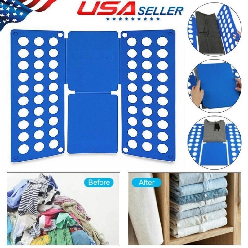 Clothes Folder Magic Folding Board Laundry T Shirt Fast Fold Flip For Adult gallery
