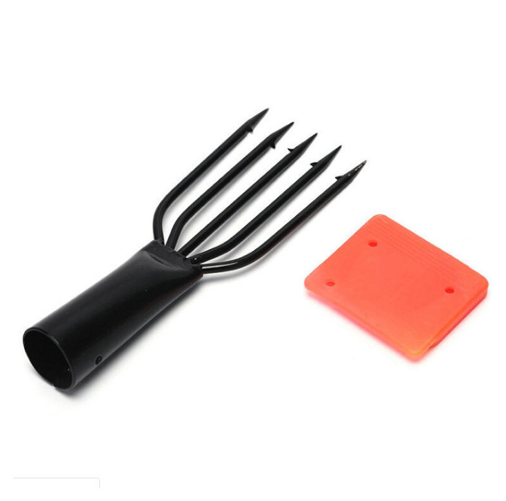 1PCS Spring steel harpoon 5-tooth fishing gear barbed ice fishing barbed harpoon gallery