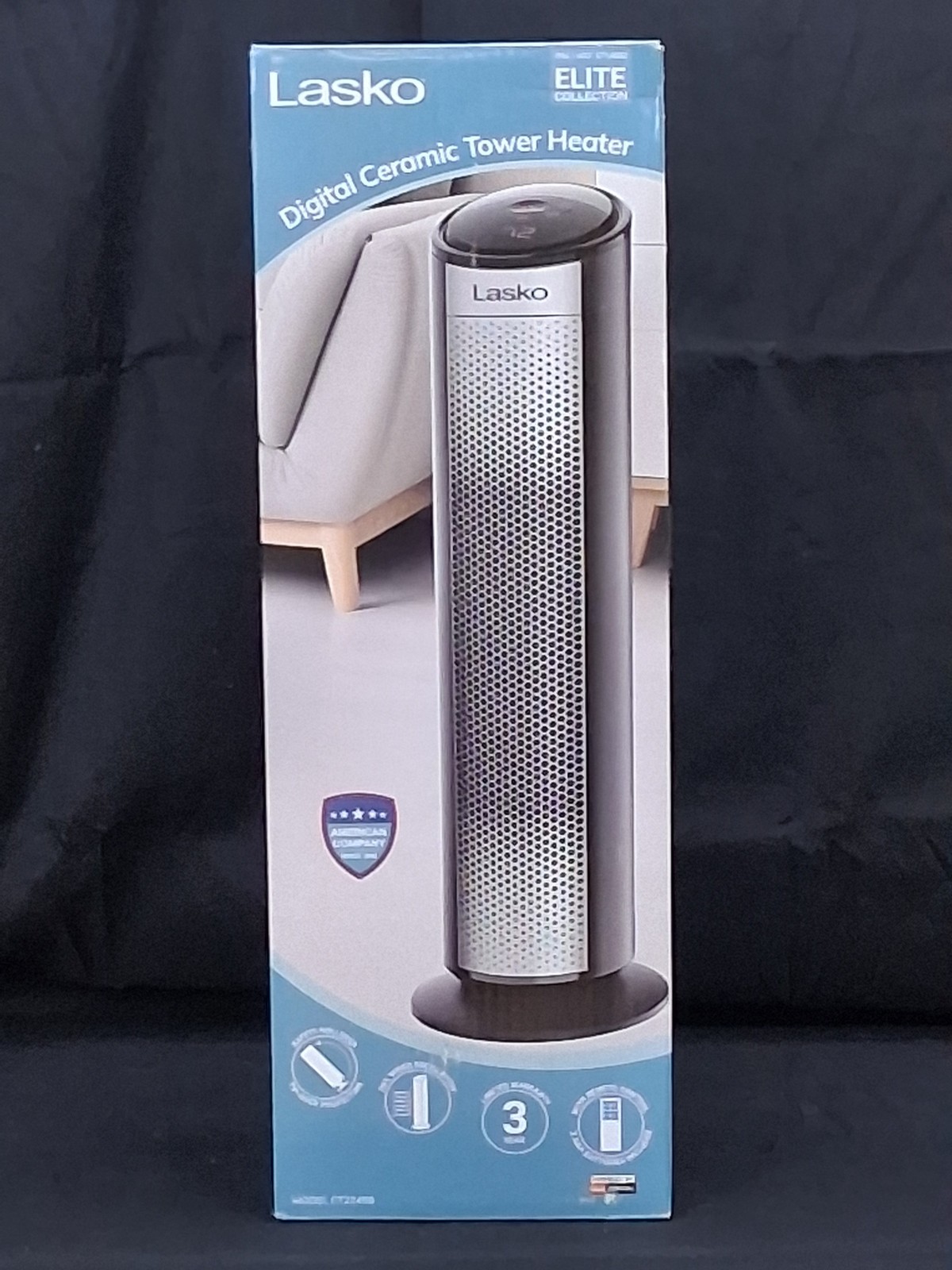 Lasko CT22498 Ceramic Tower Heater – Portable Electric Space Heater gallery