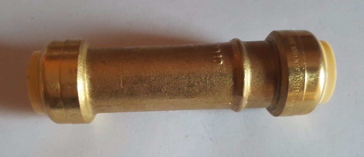 10 Pcs. 3/4" Push Fit Coupling, Slip Repair Coupling, Length 4.4 Inch, Lead Free gallery
