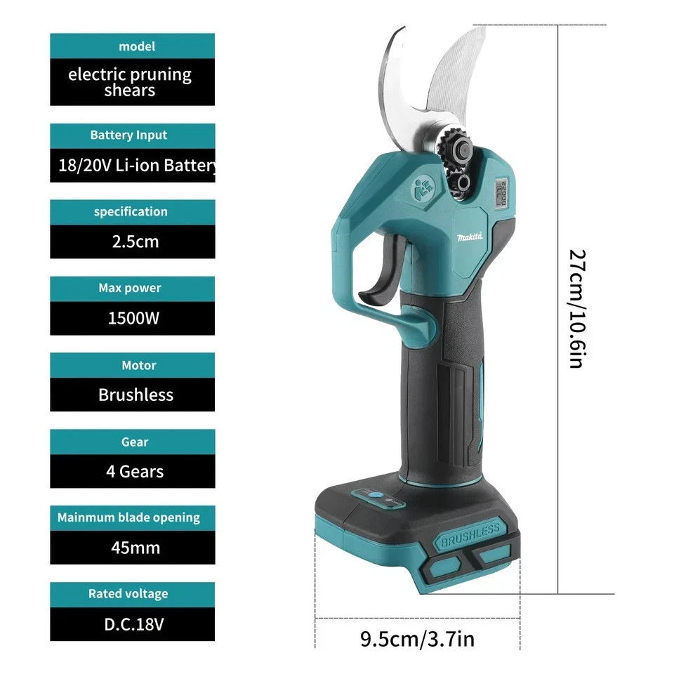 Makita Electric Pruning Scissors 18V Blade 40mm Professional gallery