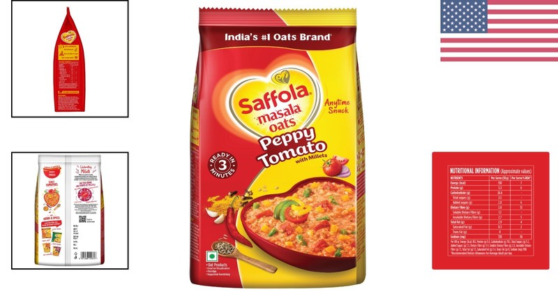 Authentic Indian Masala Oats with Tomato Flavor – Ready in 3 Minutes gallery