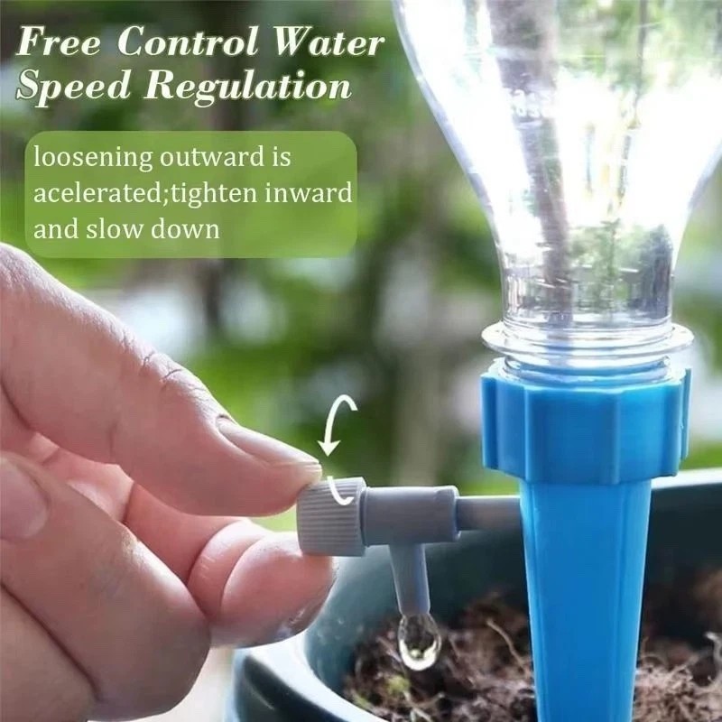 12Pcs Self Watering Spikes Automatic Irrigation Watering Drip System for Plants gallery