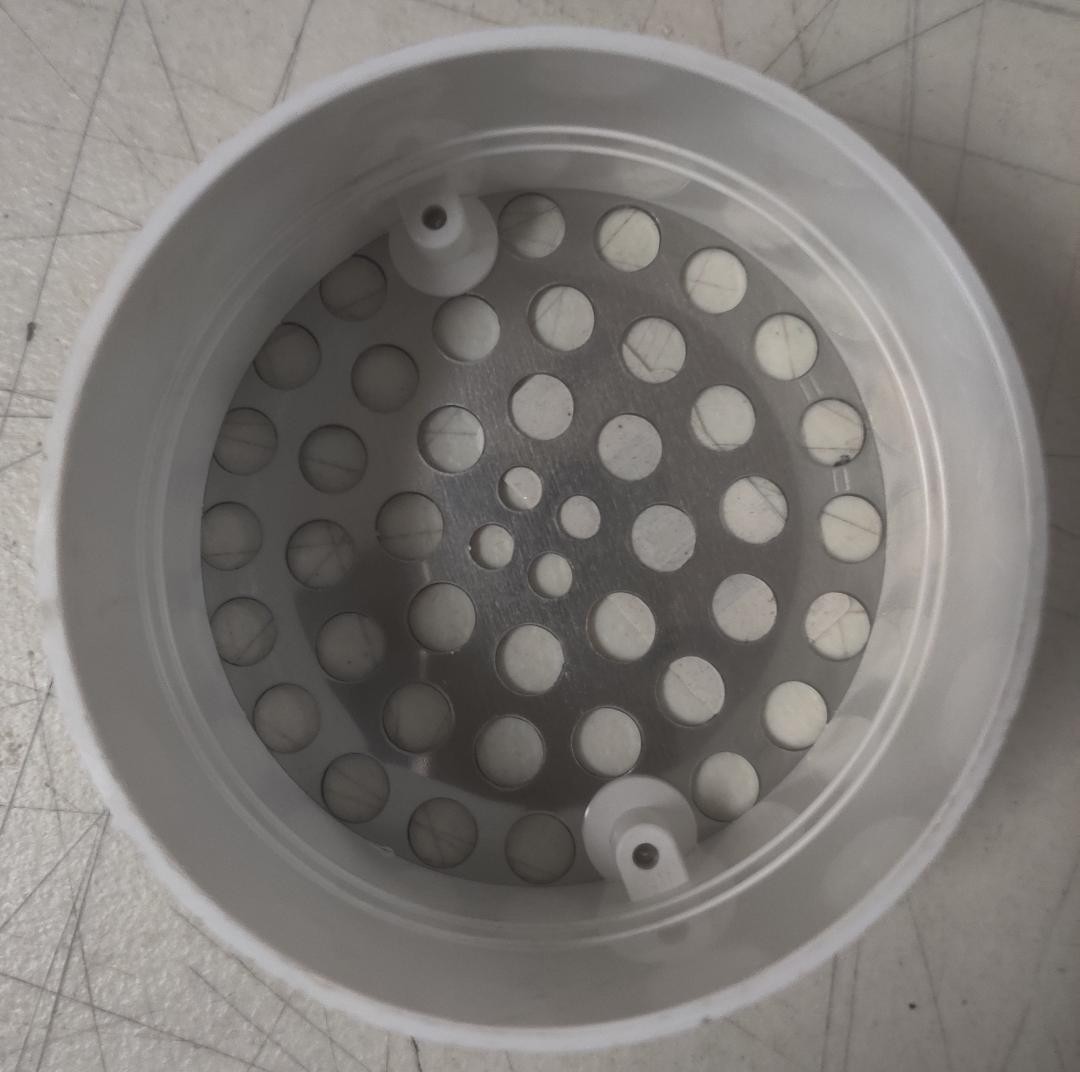 Snap-In Plastic Drain with Stainless Steel Cover PVC For 4" Pipe Prod 85961 gallery