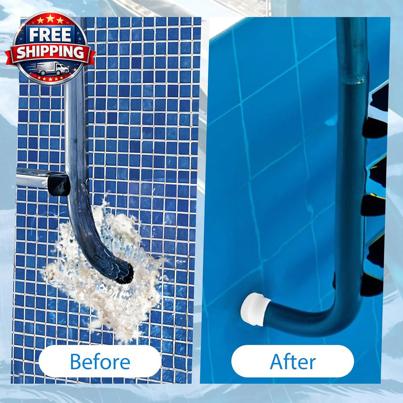 Pool Ladder Bumpers for Inground Pools - 2 Pack Rubber Steps outside Plug Caps F gallery