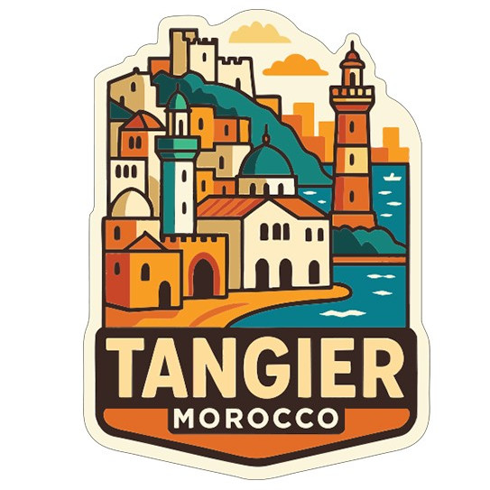 Tangier Morocco Sticker Decal Vinyl Die-Cut City Skyline Landmark Design gallery