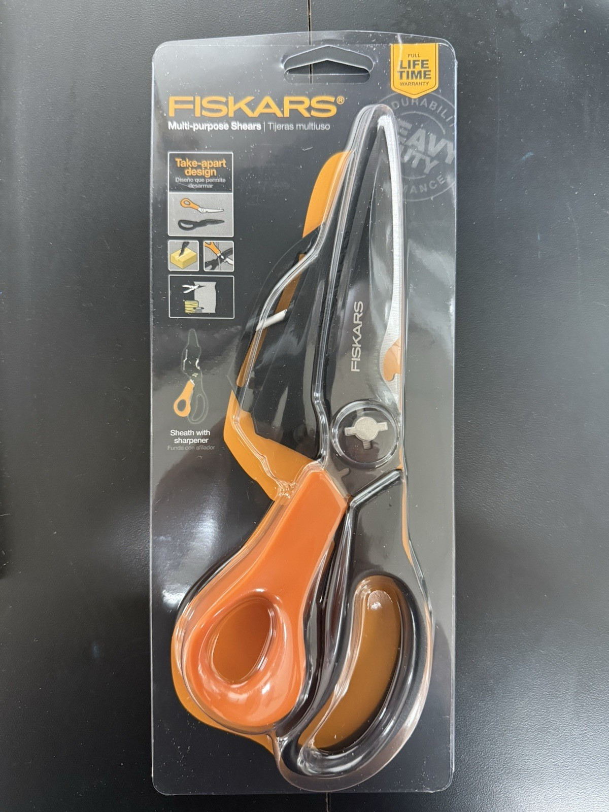 Fiskars Multipurpose Garden Shears Ergonomic Titanium-Enhanced Knife Sheath 5692 gallery