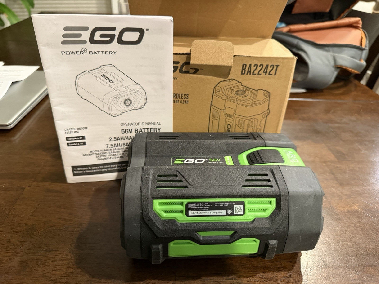 EGO Power+ BA2242T 56V 4.0Ah Battery **BRAND NEW VARIOUS 2023 DATES** gallery