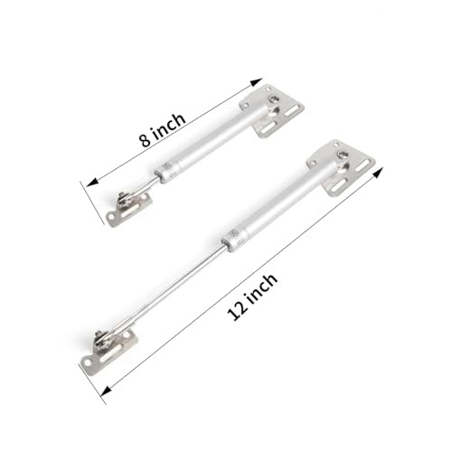 2 Pack 150N/33LBS Drop Down Gas Struts for Downward Flap Lid Slowly Down, gallery