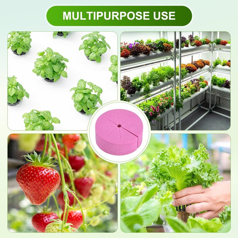 20-Pack Cloning Collars Inserts, Hydroponics Sponge Systems Cloning DIY Foam ... gallery