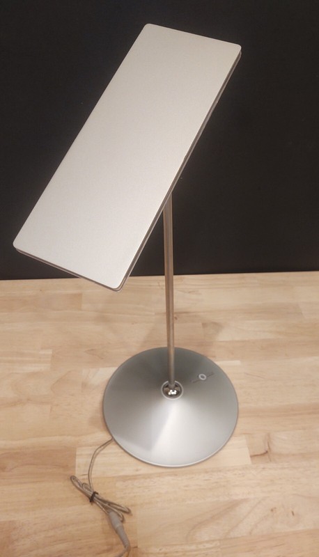 Humanscale Horizon Silver desk lamp ergonomic thin-film LED tech 7 settings gallery