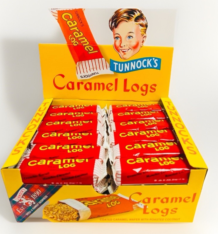 Tunnocks Caramel Log Wafer Chocolate Bars 48 count original gallery