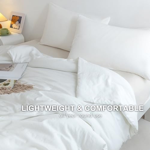 Ultra-Soft White Queen Comforter Set - 3 Pieces Queen/Full (92"x88") Snow White gallery