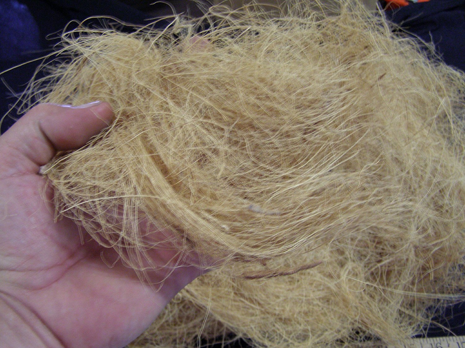 COCONUT HUSK FIBER. 1/2 pound. Orchids, crafts. Pet bedding. gallery