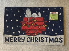 2025 Snoopy “Merry Christmas” Peanuts Outdoor Mat (18x28in.)