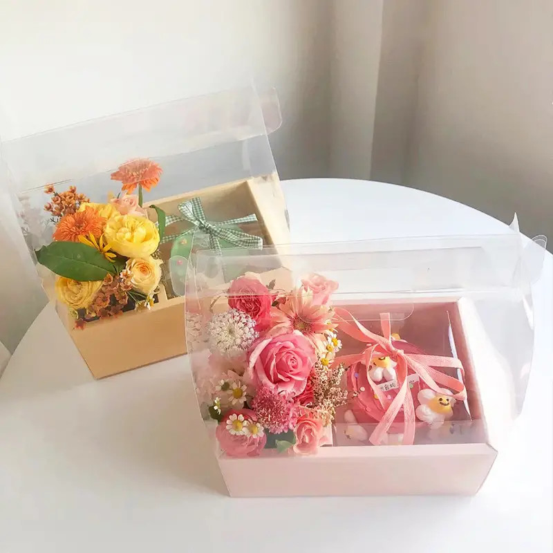 [Pink]Flower Cake Gift Box (Box Only), Valentine's Day Gift gallery