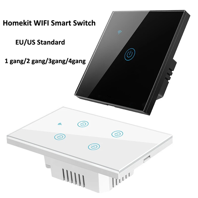 Wifi Switch No Neutral Wire Required Touch Switch Voice / App Remote Control gallery