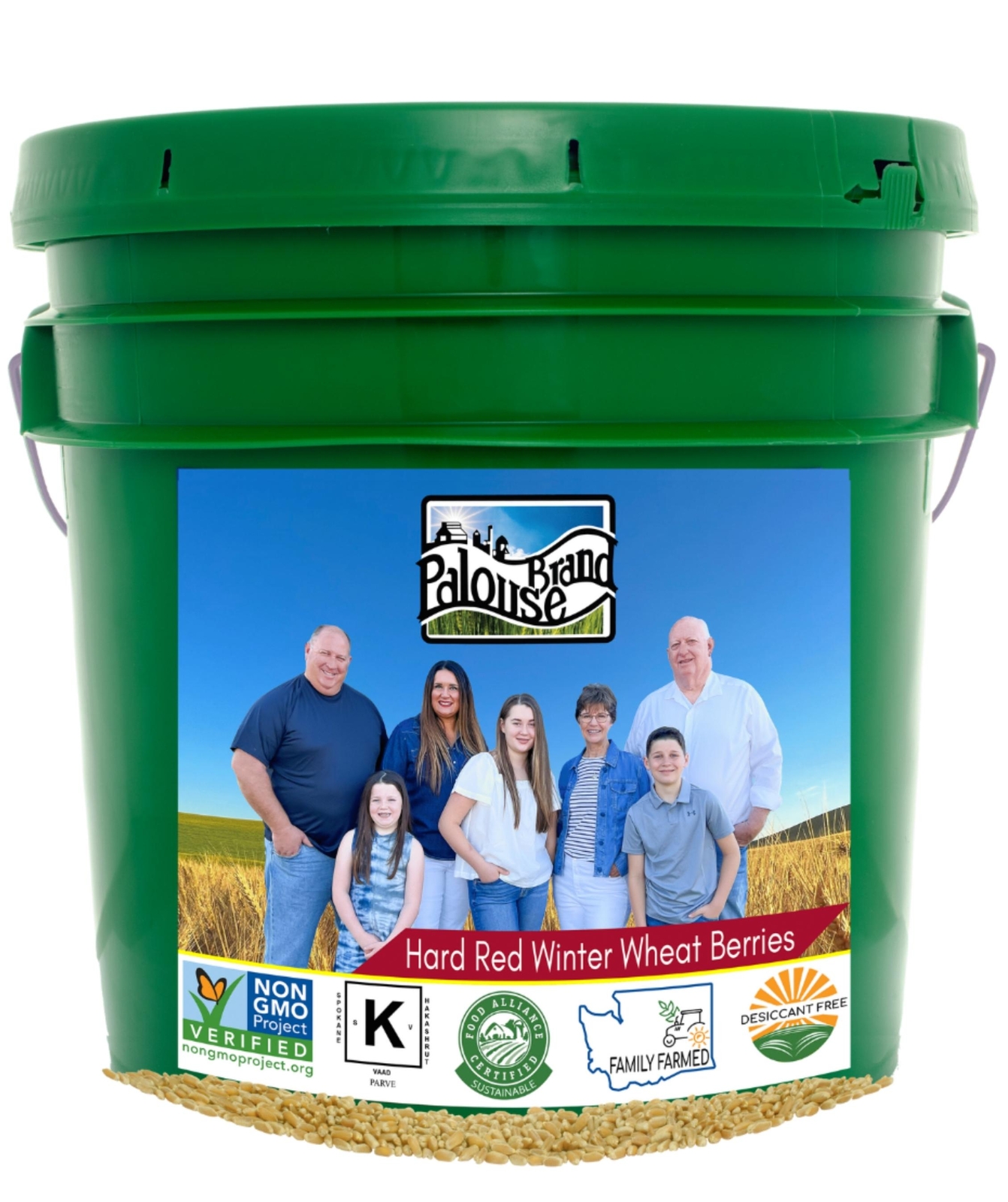 Hard Red Winter Wheat | 25 LB Bucket gallery