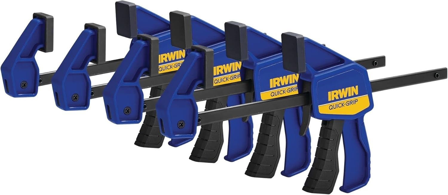 Irwin Quick-grip 1964758 One-handed Mini Bar Clamp 4 Pack, 6" gallery