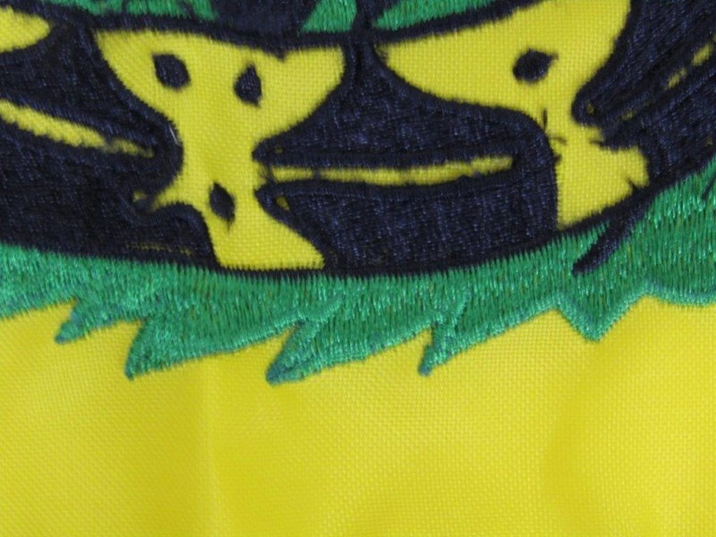 12x18 Embroidered Gadsden Double Sided 2ply 220D Nylon 12"x18" Grommets w/ Clips gallery