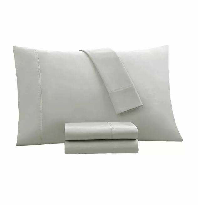Kensington Garden Dover 1500 Thread Count Cooling 6pc Queen Sheet Set, Grey gallery