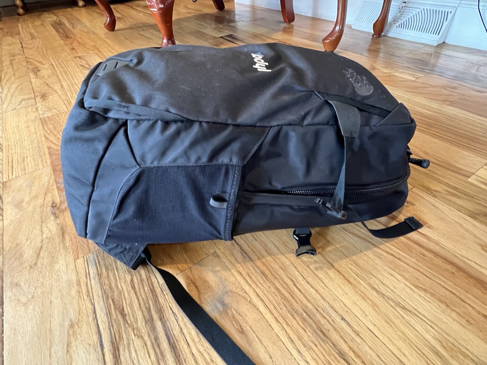 The North Face Fall Line Backpack FlexVent Black Multipurpose Laptop Bag W/Logo  3