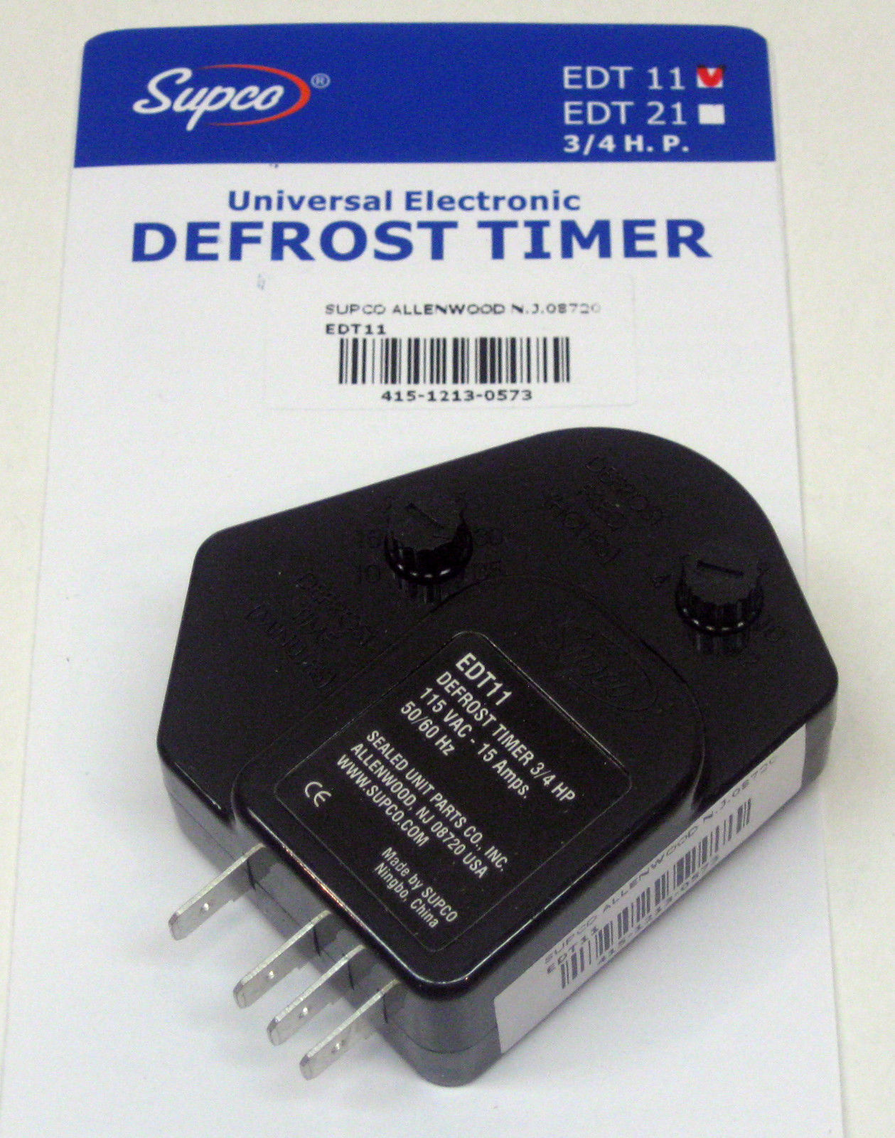 EDT11 SUPCO Refrigerator Defrost Timer Control Universal 120 Volt 15 Amp gallery