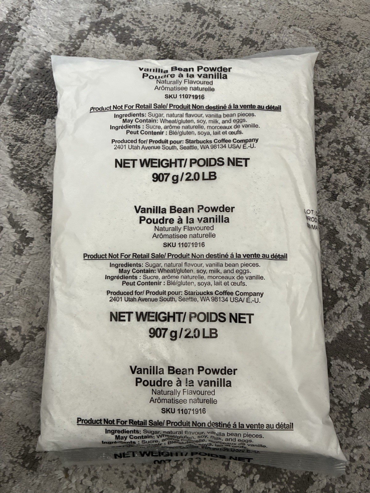 Vanilla Bean Powder. New In Bag. 2 Lbs. hard to find gallery