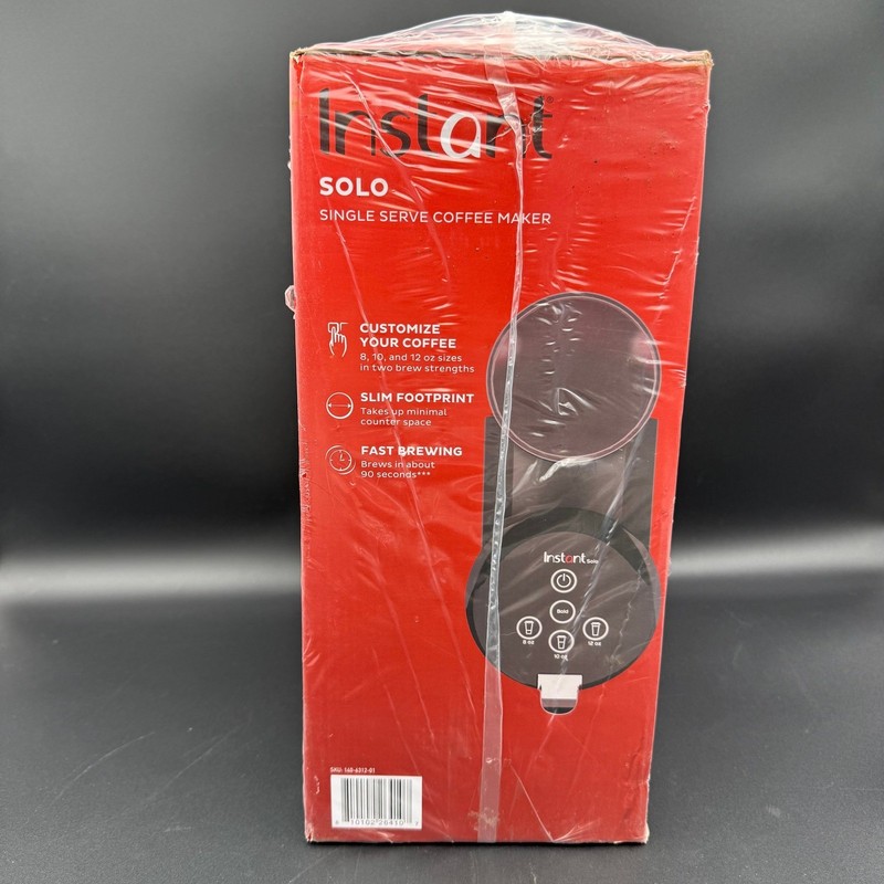Instant Solo Single Serve Coffee Maker K-Cup Compatible 40oz Reservoir Black gallery