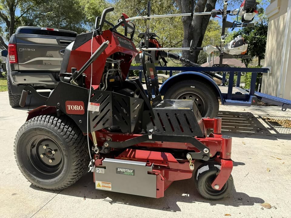 Speedtrap™ Chute Blocker Toro® GrandStand® HDM 36" Mowers No Drilling! gallery