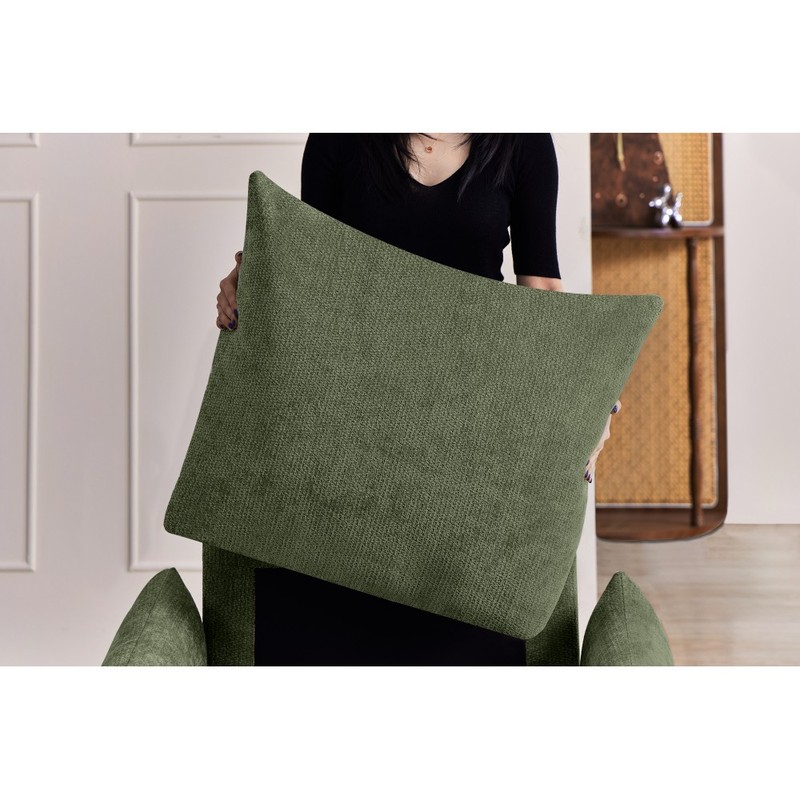 Modern Chenille Oversized Accent Chair, Plush Soft Upholstered Armchair gallery