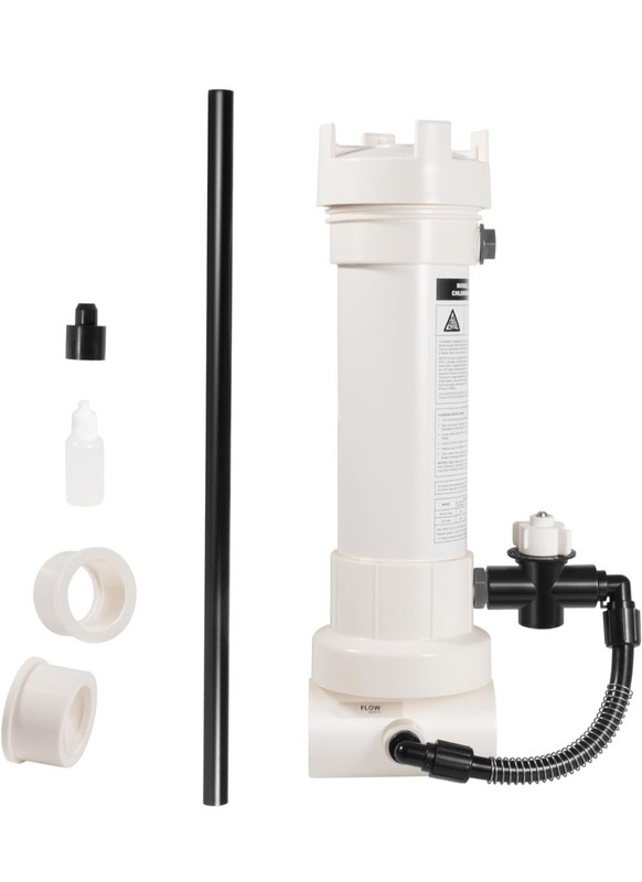 Pool Chlorinator, 320 Automatic in-Line Chlorine/Bromine Feeder Compatible with gallery